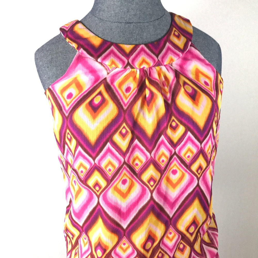 BCXGirl Pink Yellow Top Size L